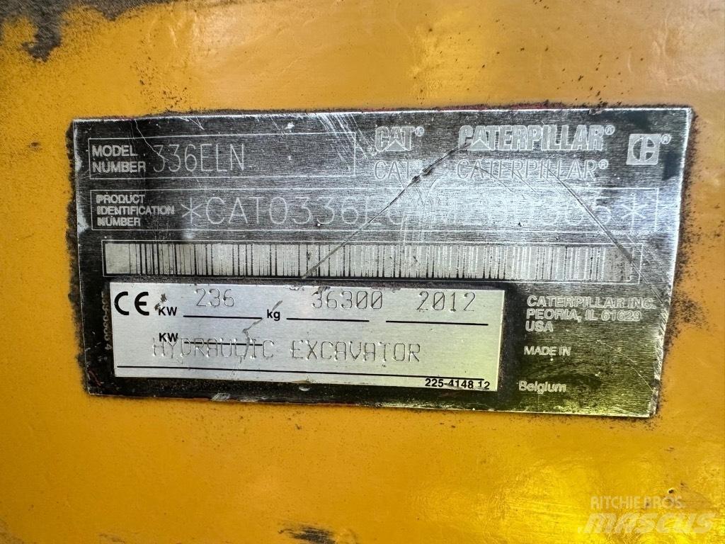 CAT 336 ELN Paletli ekskavatörler