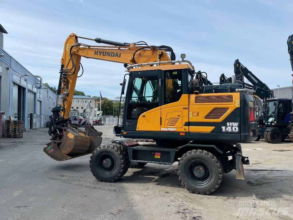 Hyundai HW140 Lastik tekerli ekskavatörler