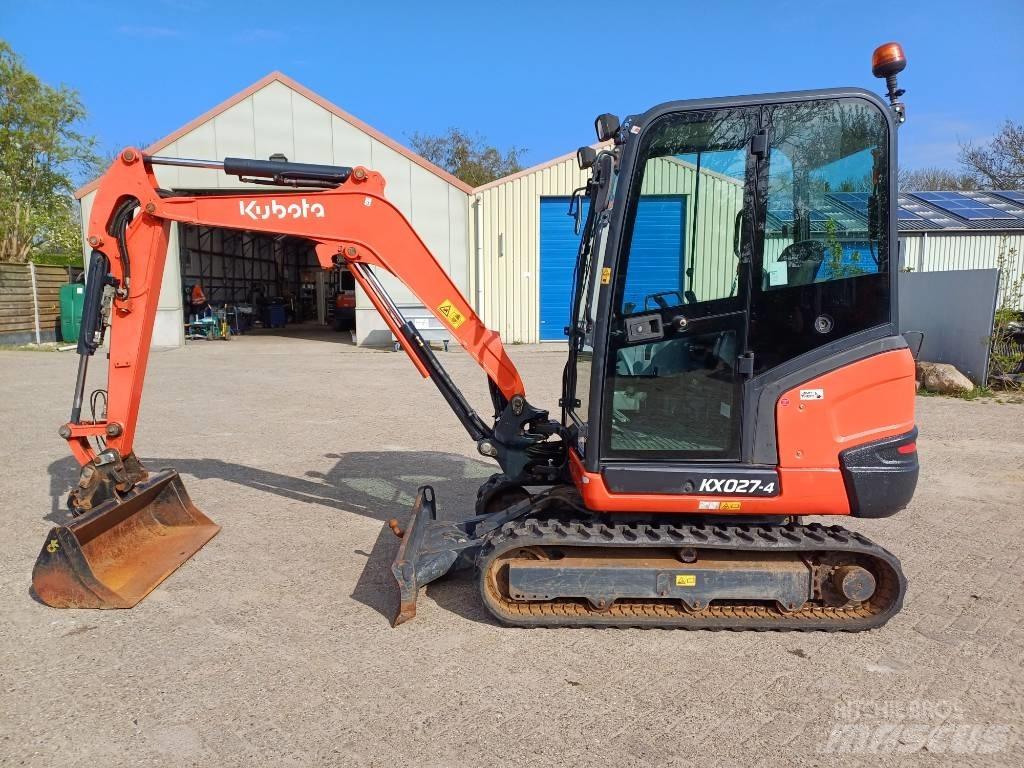 Kubota KX027-4 Mini ekskavatörler, 7 tona dek