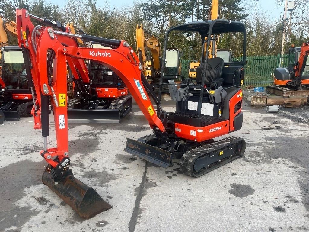 Kubota KX 019-4 Mini ekskavatörler, 7 tona dek