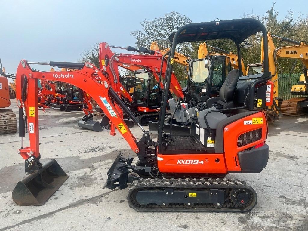 Kubota KX 019-4 Mini ekskavatörler, 7 tona dek