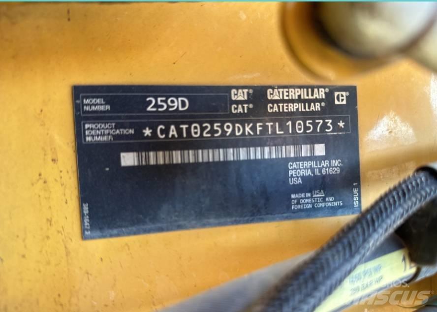 CAT 259 D Skid steer loderler