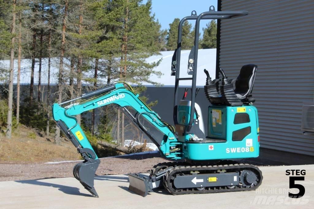 Sunward SWE 08 B Mini ekskavatörler, 7 tona dek