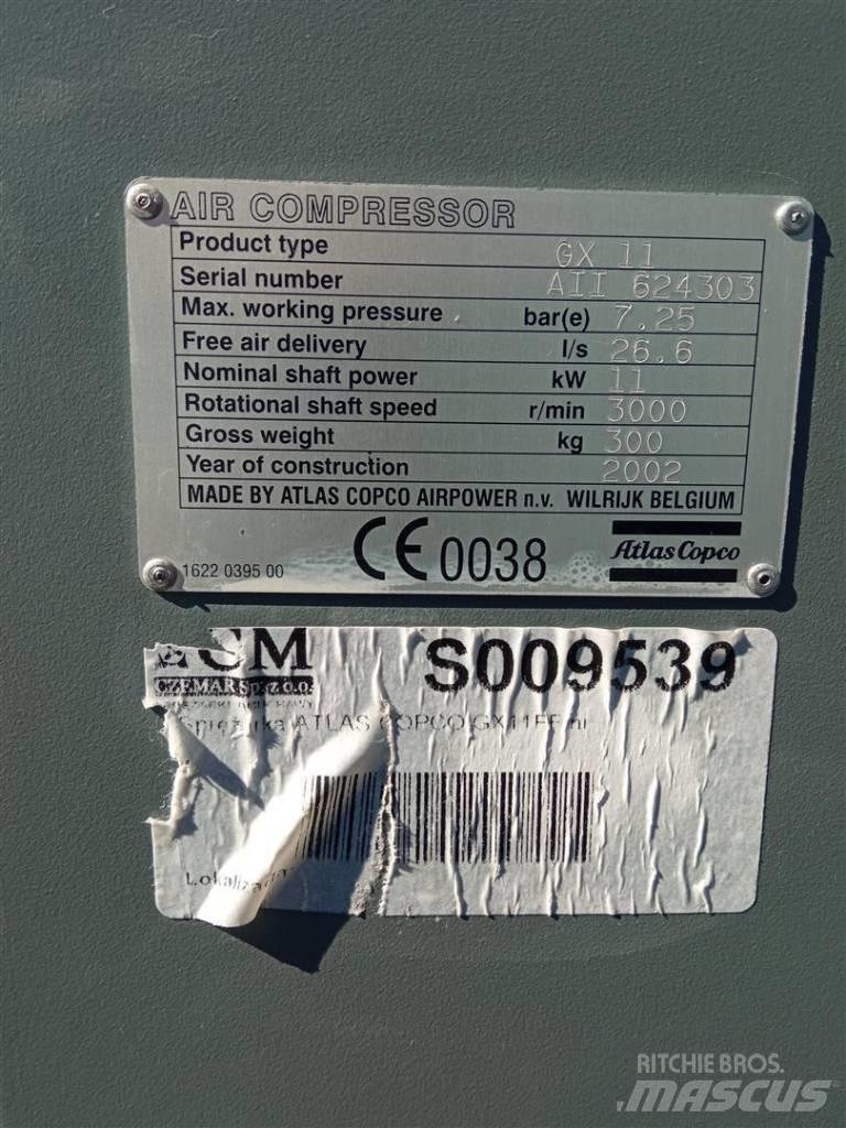 Atlas Copco GX11FF Kompresörler