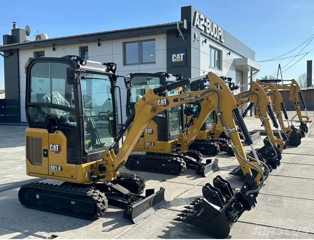 CAT 301.8 Mini ekskavatörler, 7 tona dek