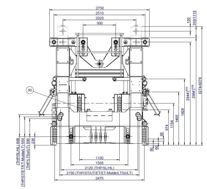 Goldhofer RA2-80 Diger aksam