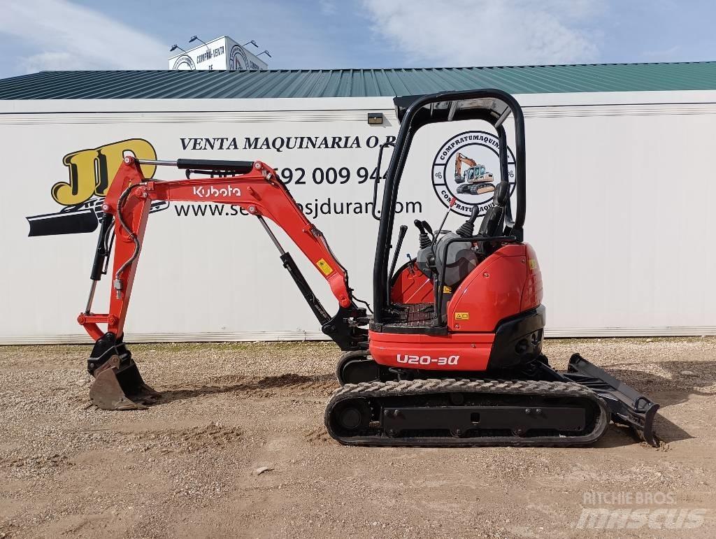 Kubota U 20-3a Mini ekskavatörler, 7 tona dek