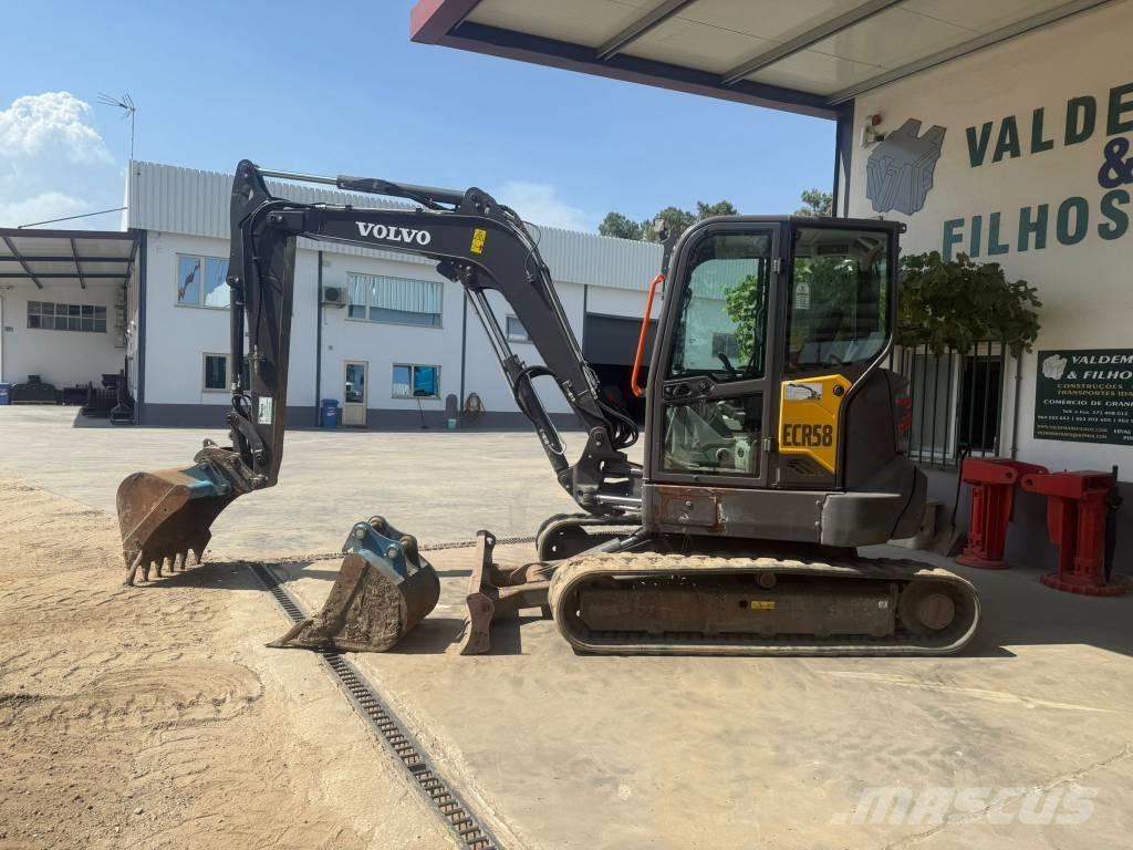Volvo ECR 58 F Mini ekskavatörler, 7 tona dek