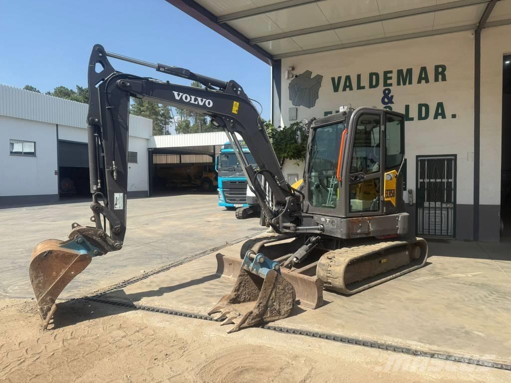 Volvo ECR 58 F Mini ekskavatörler, 7 tona dek