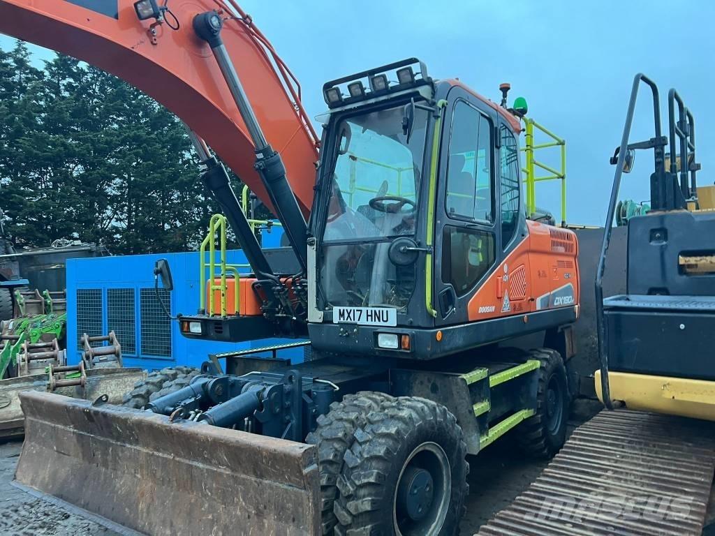 Doosan DX 190 W-3 Lastik tekerli ekskavatörler
