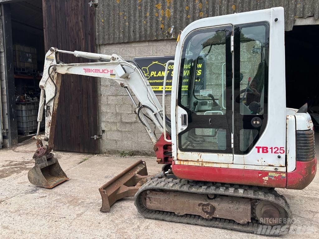 Takeuchi TB 125 Mini ekskavatörler, 7 tona dek
