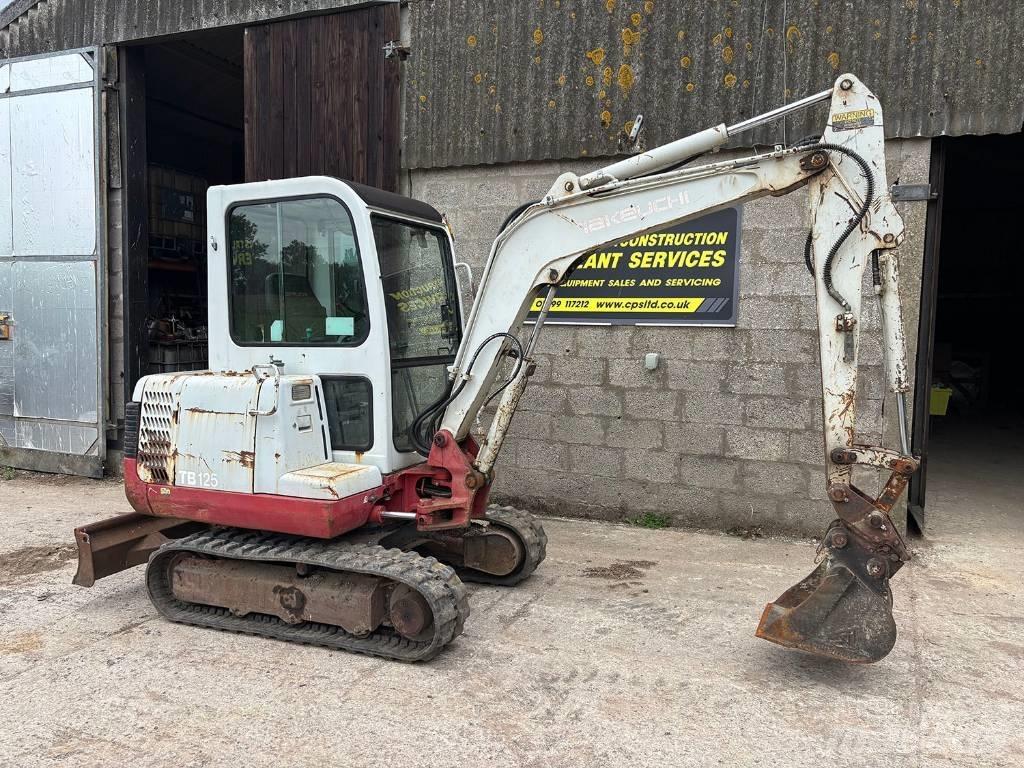 Takeuchi TB 125 Mini ekskavatörler, 7 tona dek