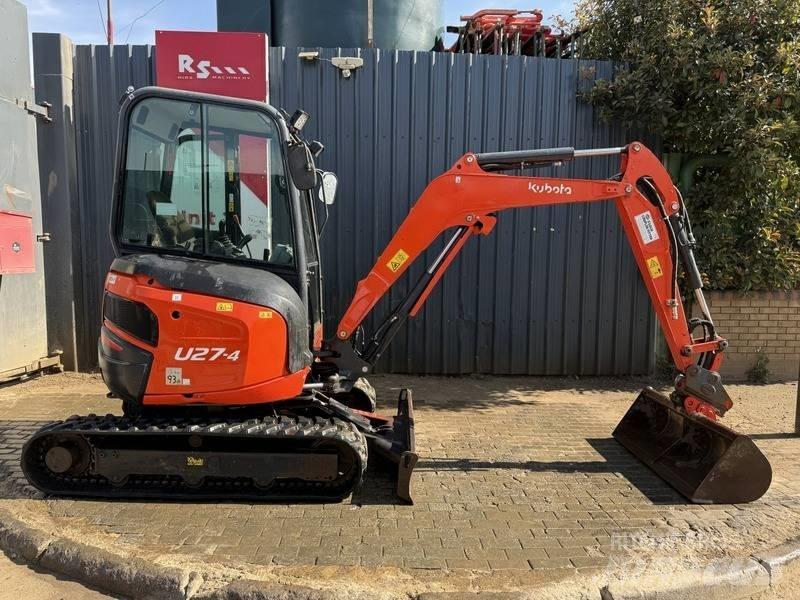 Kubota U 27-4 Mini ekskavatörler, 7 tona dek