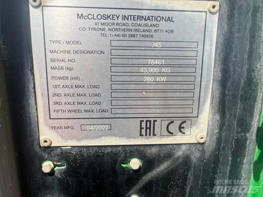 McCloskey J45 Gezer kırıcılar