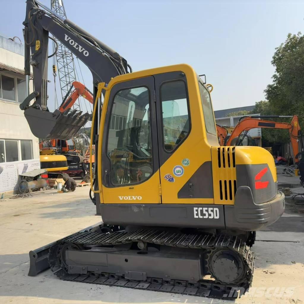 Volvo EC55D Mini ekskavatörler, 7 tona dek