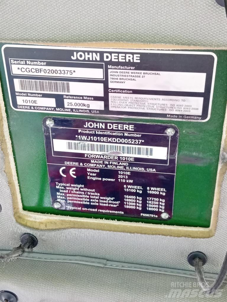 John Deere 1010 E Tomruk yükleyici traktörler