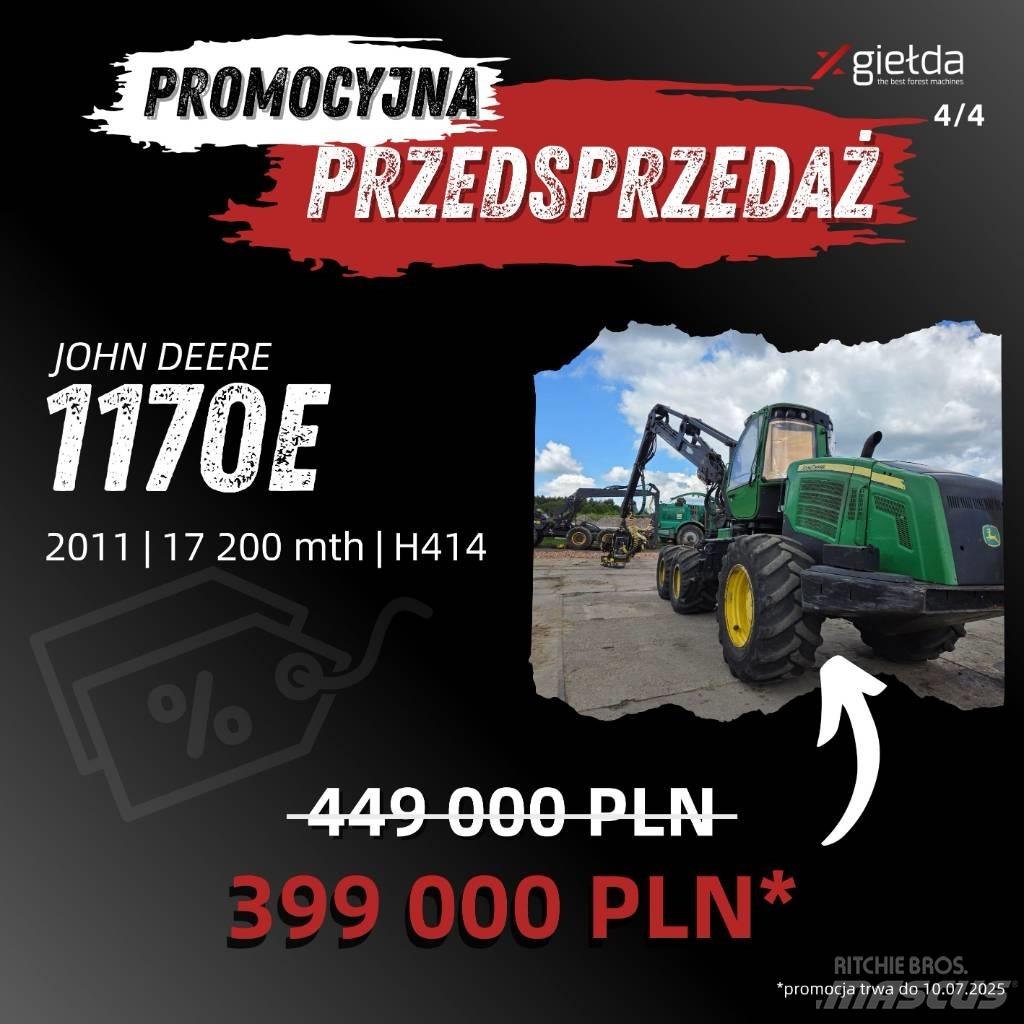 John Deere 1170 E Biçerdöverler