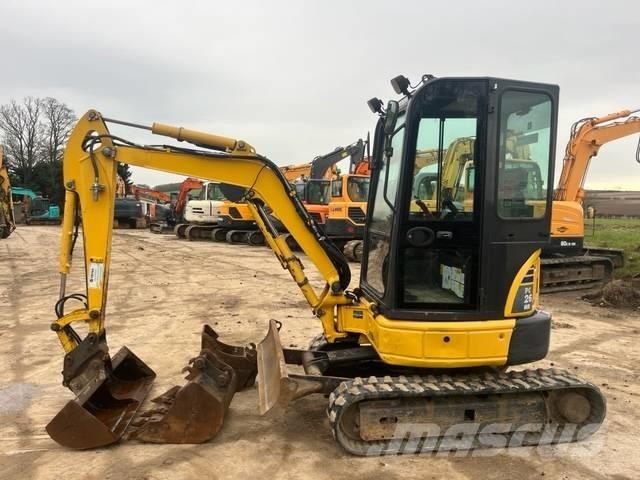 Komatsu PC 26 MR-3 Mini ekskavatörler, 7 tona dek