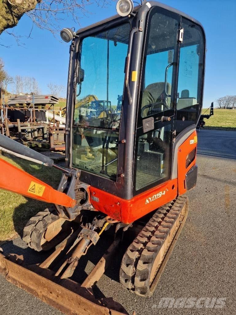 Kubota KX 019-4 Mini ekskavatörler, 7 tona dek