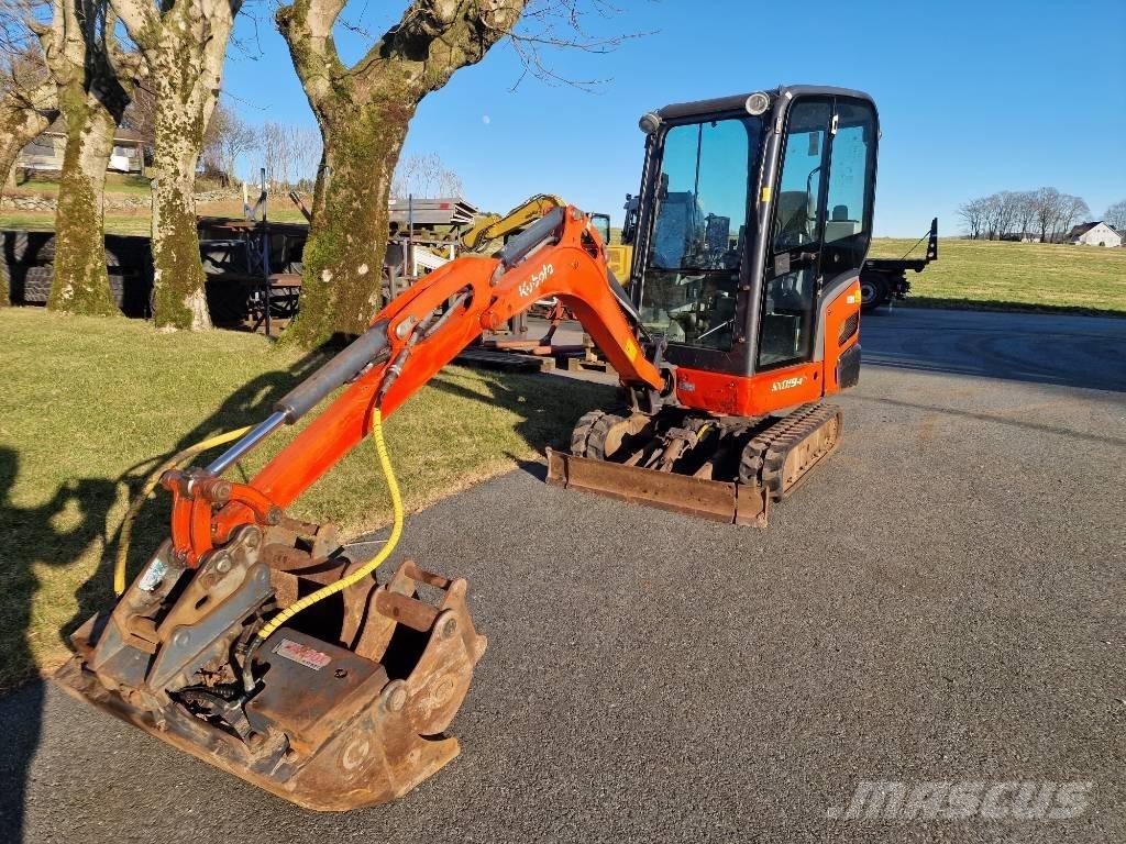 Kubota KX 019-4 Mini ekskavatörler, 7 tona dek