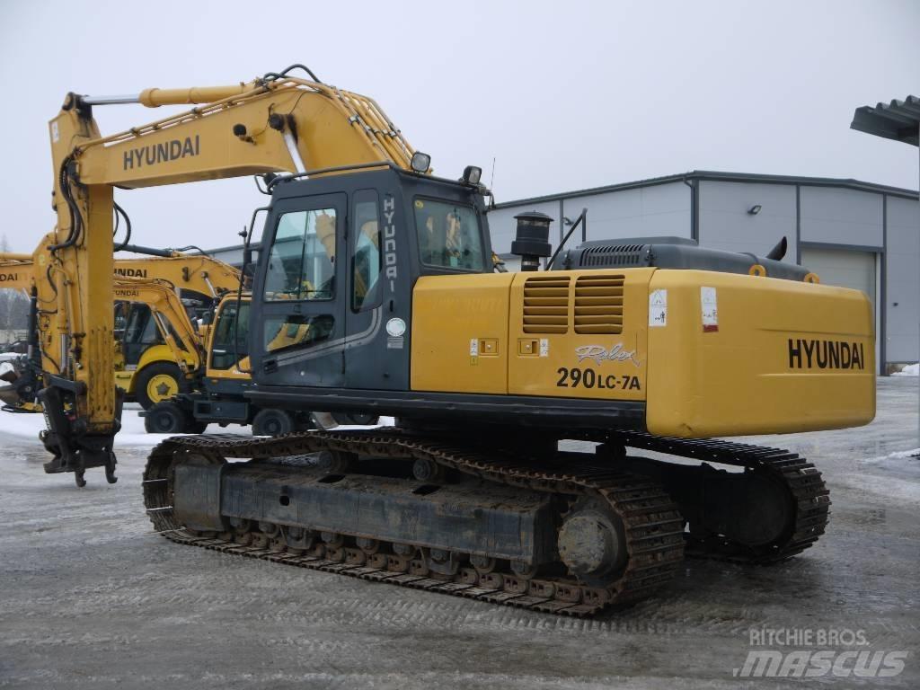 Hyundai R 290 LC-7A Paletli ekskavatörler