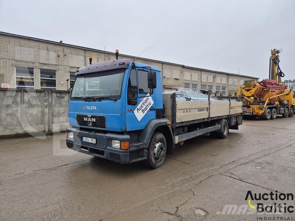 MAN 14.224 Flatbed kamyonlar