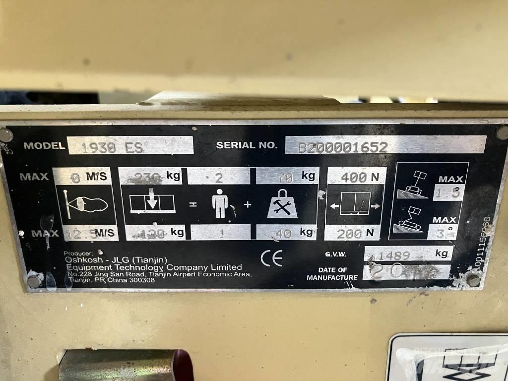 JLG 1930 ES Makasli platformlar