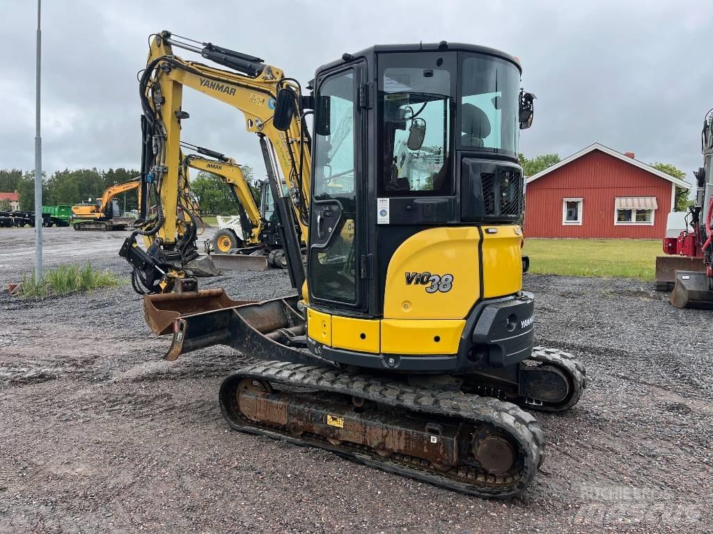 Yanmar Vio 38 Mini ekskavatörler, 7 tona dek