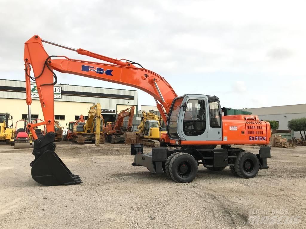 Fiat-Kobelco EX215W Lastik tekerli ekskavatörler