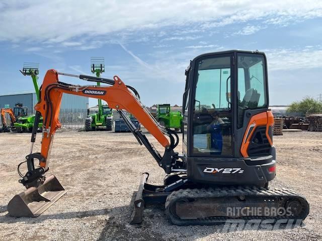 Doosan DX 27 Z Mini ekskavatörler, 7 tona dek
