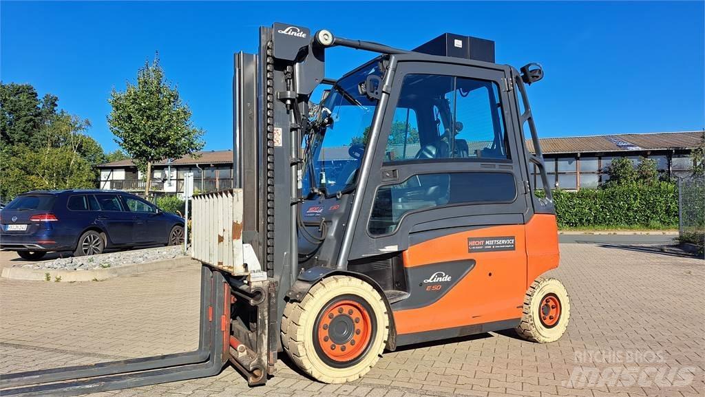 Linde E50HL Elektrikli forkliftler