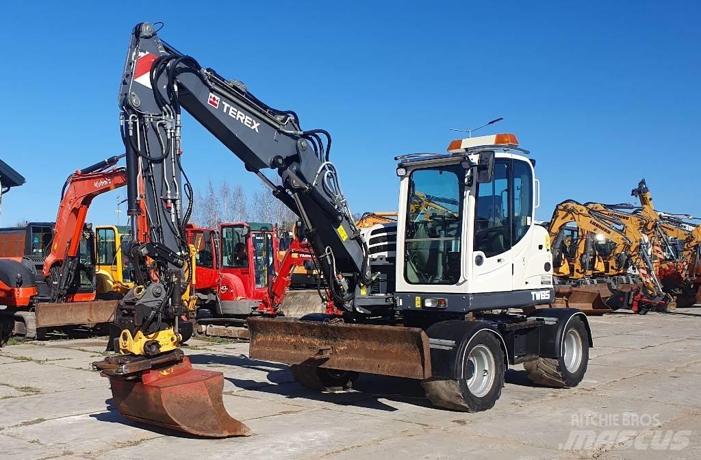 Terex TW 85 Lastik tekerli ekskavatörler
