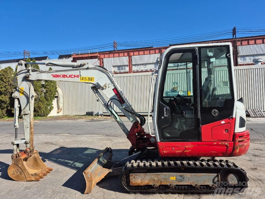 Takeuchi TB 240 Mini ekskavatörler, 7 tona dek