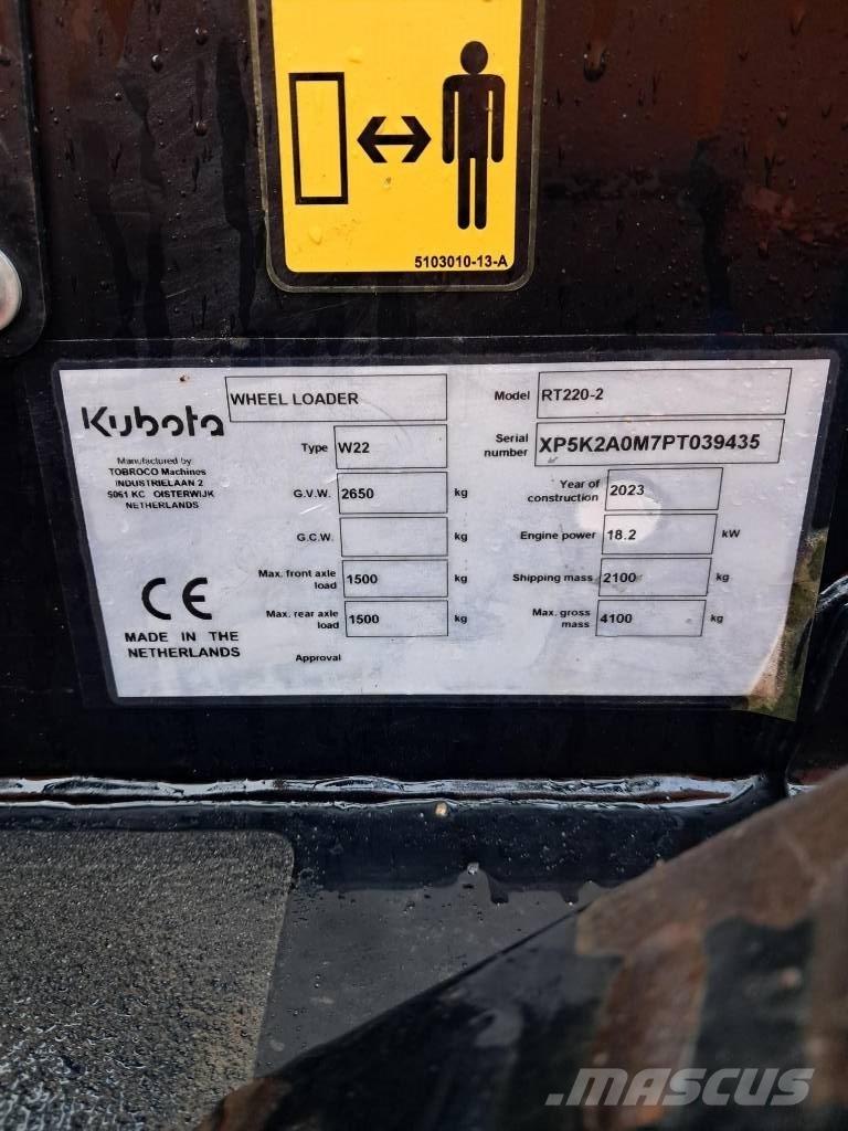 Kubota RT 220-2e Mini yükleyiciler