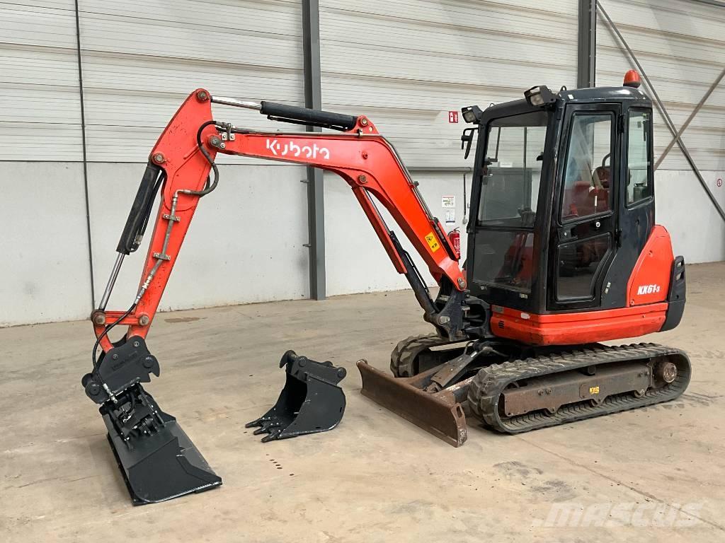 Kubota KX 61-3 Mini ekskavatörler, 7 tona dek