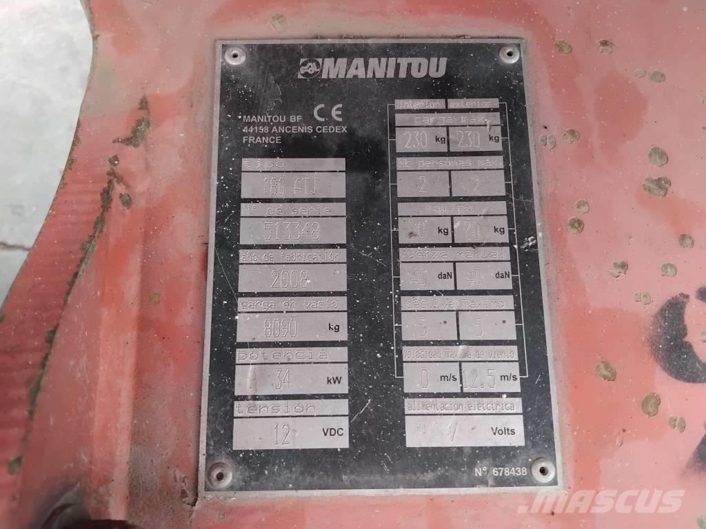 Manitou 180ATJ Körüklü personel platformları