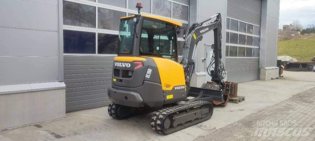 Volvo EC35D Mini ekskavatörler, 7 tona dek