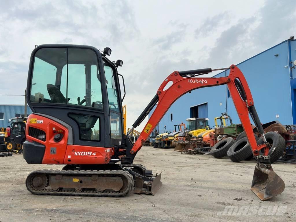 Kubota KX 019-4 Mini ekskavatörler, 7 tona dek