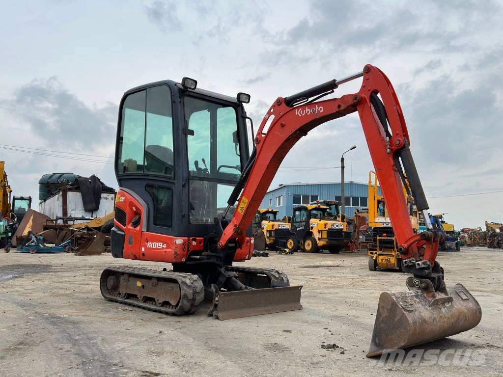 Kubota KX 019-4 Mini ekskavatörler, 7 tona dek