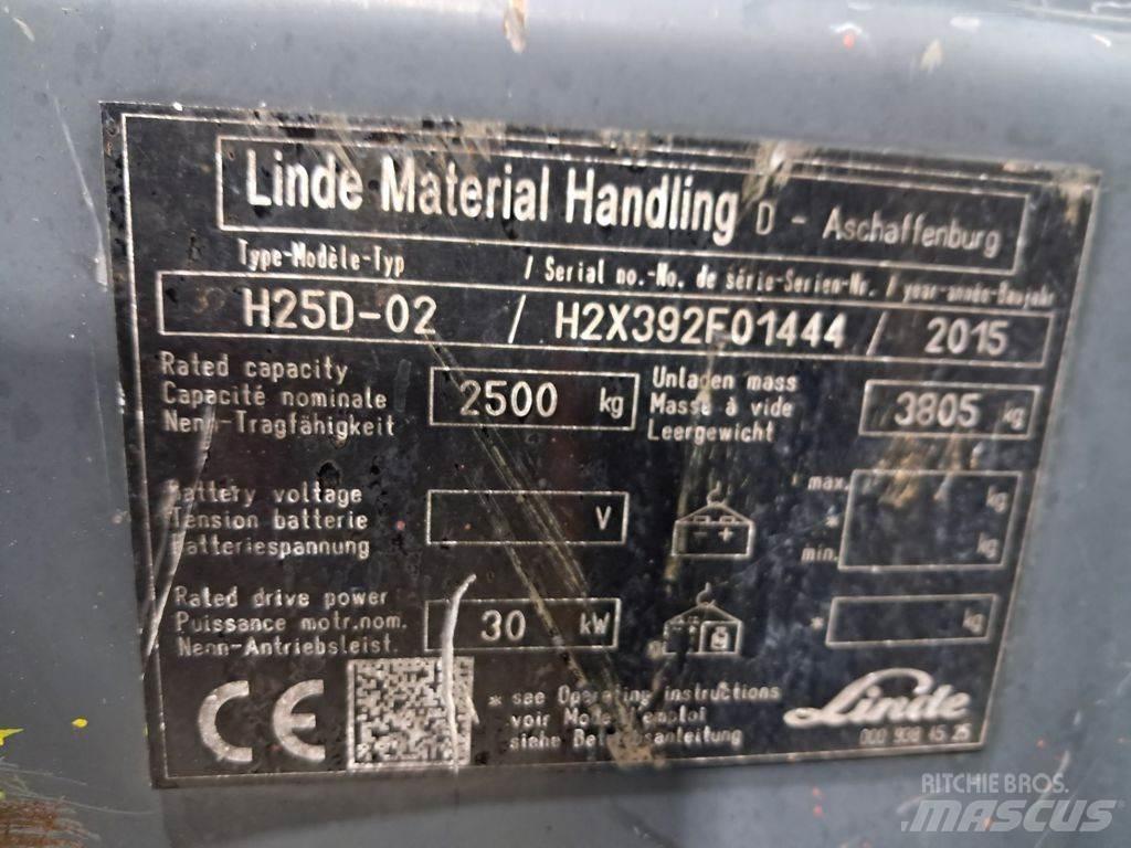 Linde H25D-02 Dizel forkliftler