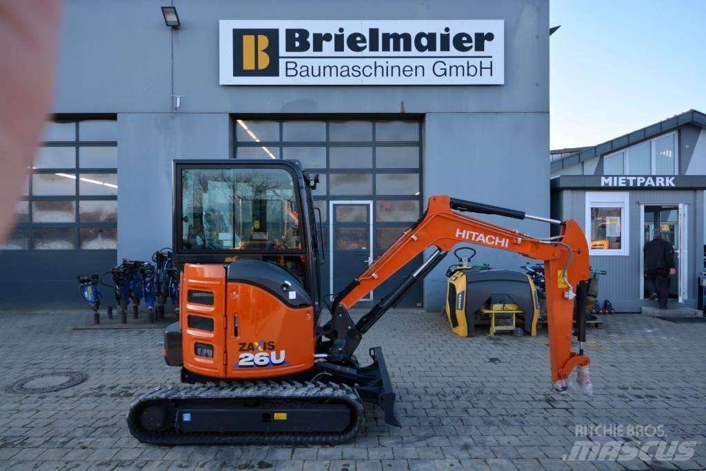 Hitachi ZX 26 U-6 Mini ekskavatörler, 7 tona dek