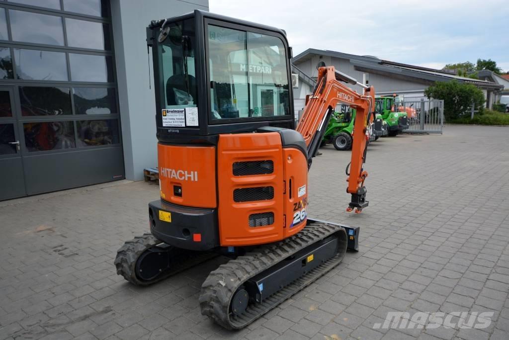 Hitachi ZX 26 U-6 Mini ekskavatörler, 7 tona dek