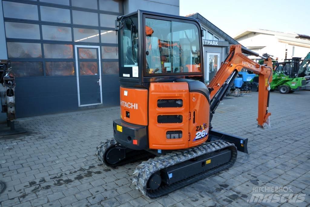 Hitachi ZX 26 U-6 Mini ekskavatörler, 7 tona dek