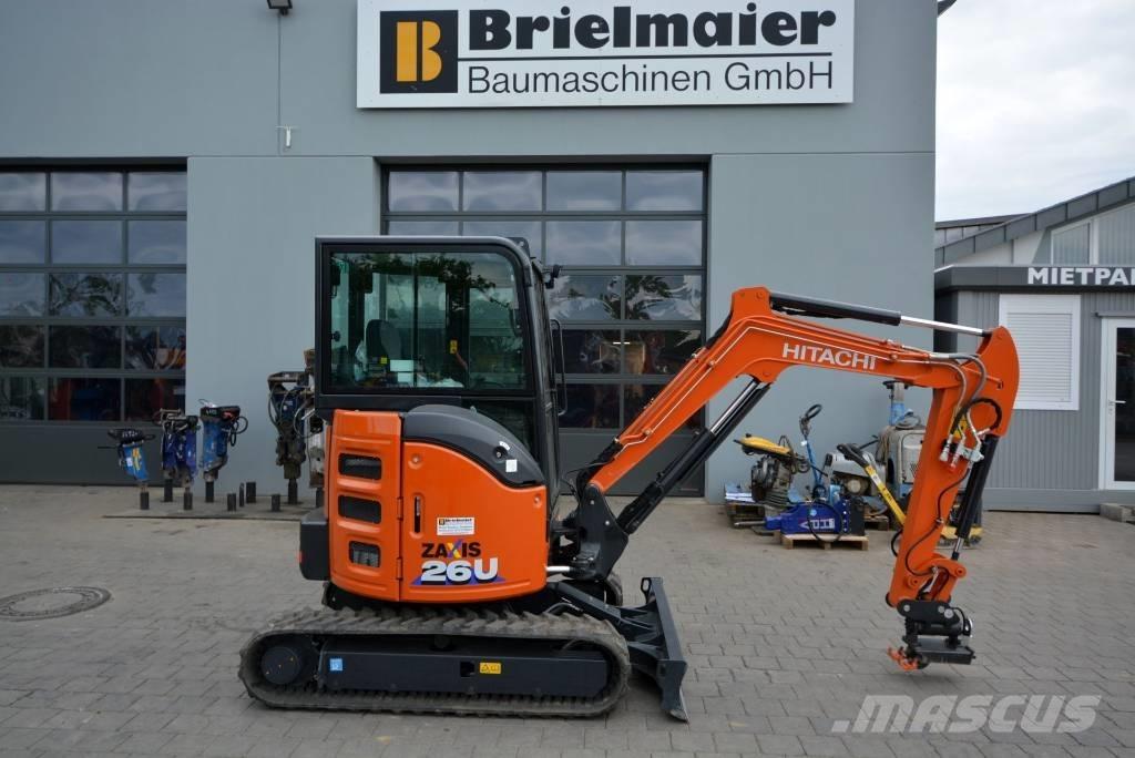 Hitachi ZX 26 U-6 Mini ekskavatörler, 7 tona dek