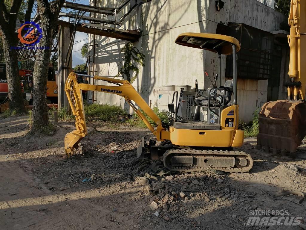 Komatsu PC 18 MR-2 Mini ekskavatörler, 7 tona dek