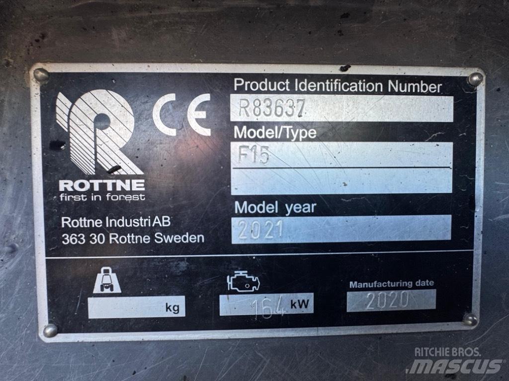 Rottne F15D Tomruk yükleyici traktörler