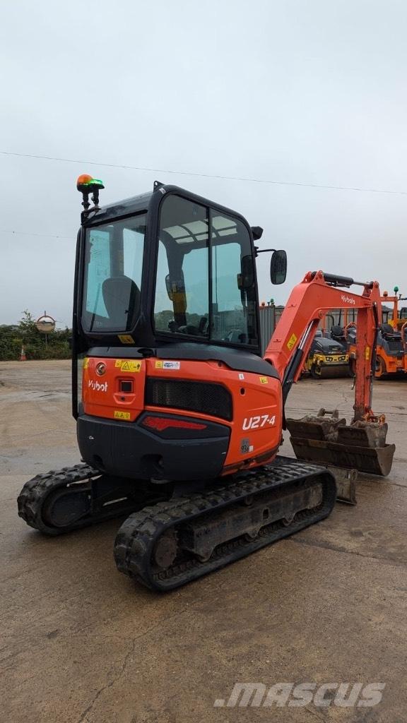 Kubota U 27-4 Mini ekskavatörler, 7 tona dek