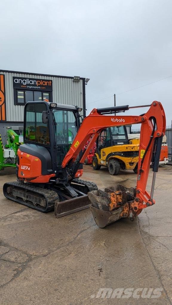 Kubota U 27-4 Mini ekskavatörler, 7 tona dek