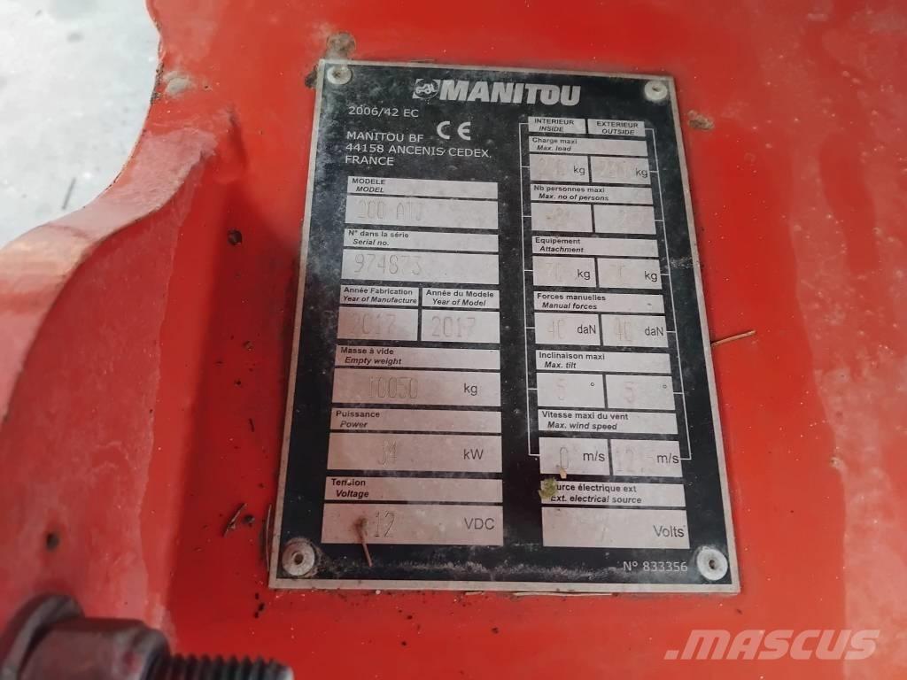 Manitou 200 ATJ Körüklü personel platformları
