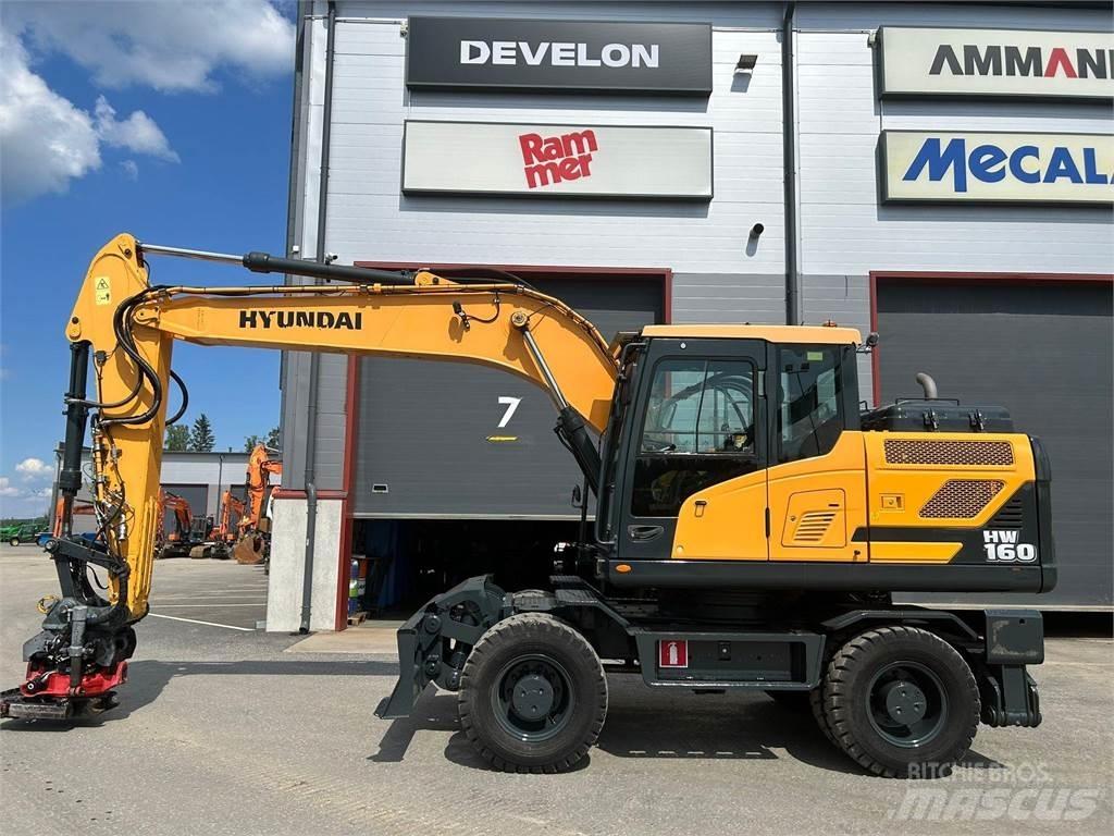 Hyundai HW160 Lastik tekerli ekskavatörler